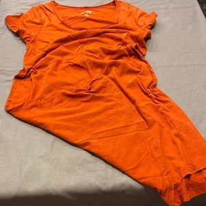 Burnt orange tshirt dress LARGE